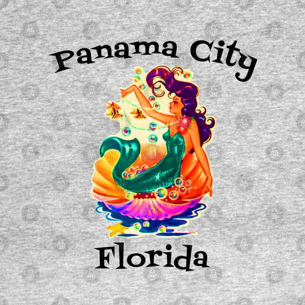 Panama City Florida Mermaid Retro by DD2019